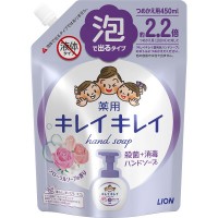 Lion Foaming Hand Soap Refill 450ml (Flower Fragrance)